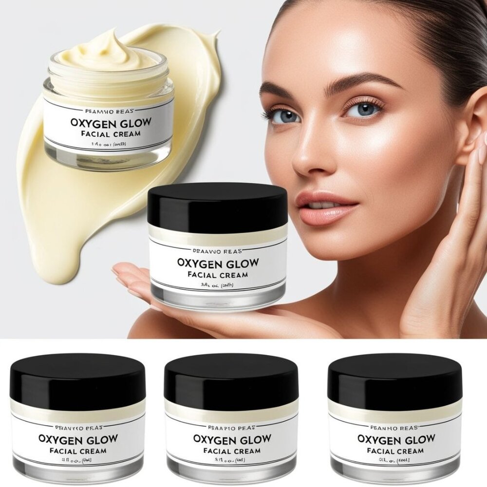 Oxygen Glow Facial Cream - 2oz